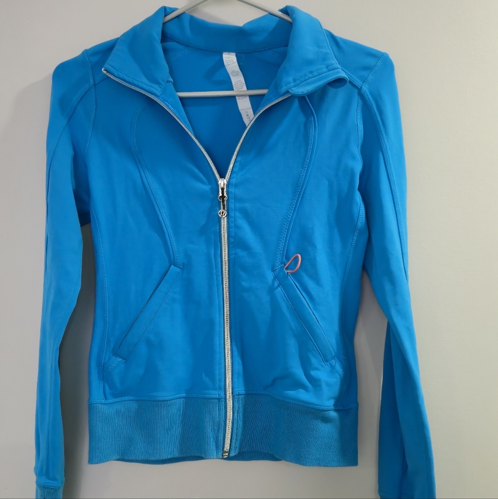 lululemon athletica Vibrant Blue Zip-Up Jacket